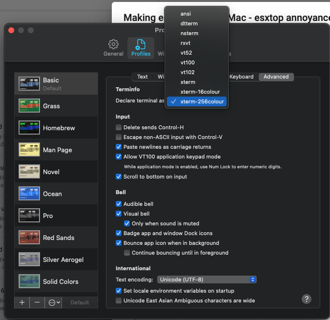 terminal emulator mac address change